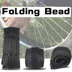 Bike Tire 24/26/27.5 X 1.95 27.5/29 X 2.125 Inch Folding Bead Replacement Bike Tire For Mountain Bike Mtb (24 X 1.95)
