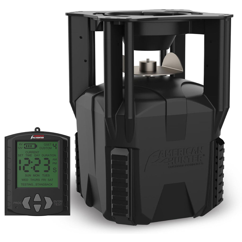American Hunter Xde Feeder Kit | Hunting Versatile Automatic Durable Steel Control Box With Motor & Digital Timer For Deer Game
