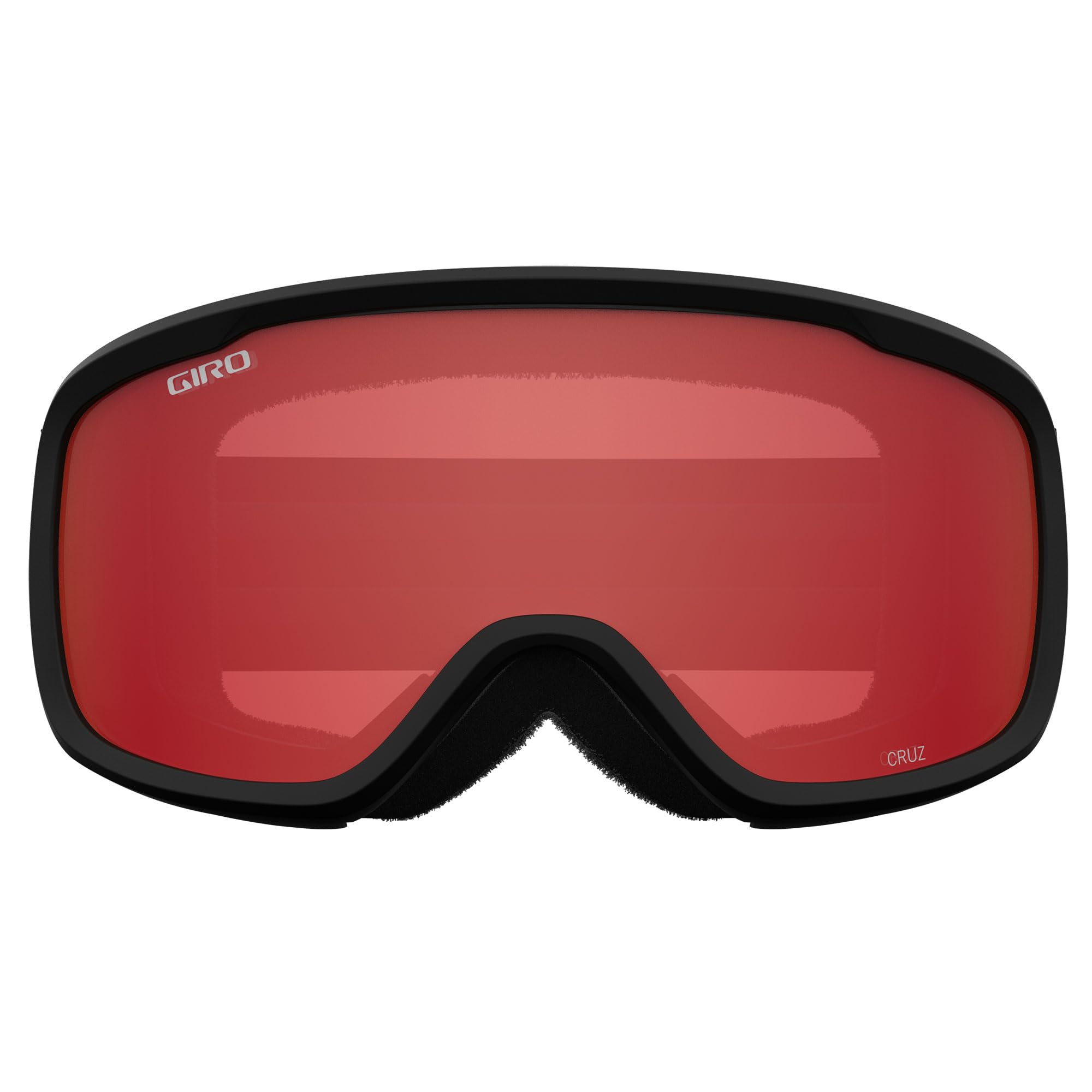 Giro Cruz Asian Fit Ski Goggles - Snowboard Goggles For Men, Women & Youth - Anti-Fog - Otg - Black Wordmark Strap With Amber Sc