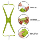Guanjunx Luggage Straps Bag Bungees For Add A Bag Easy To Travel Suitcase Elastic Strap Belt Long Green (Gb-002)