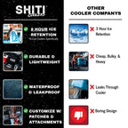 Shiti Coolers Cooler For Camping, Travel, Beach, Soft Lunch Box For Food, Drinks & Ice, Portable, Waterproof 24 Hr Insulated Bag