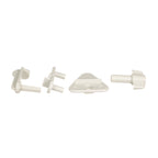 Attwood 11404-6 Pontoon Replacement Latch, Universal Sizing For Square Frames 1 Inch To 1  Inch, Fits Left- Or Right-Hinge Gate