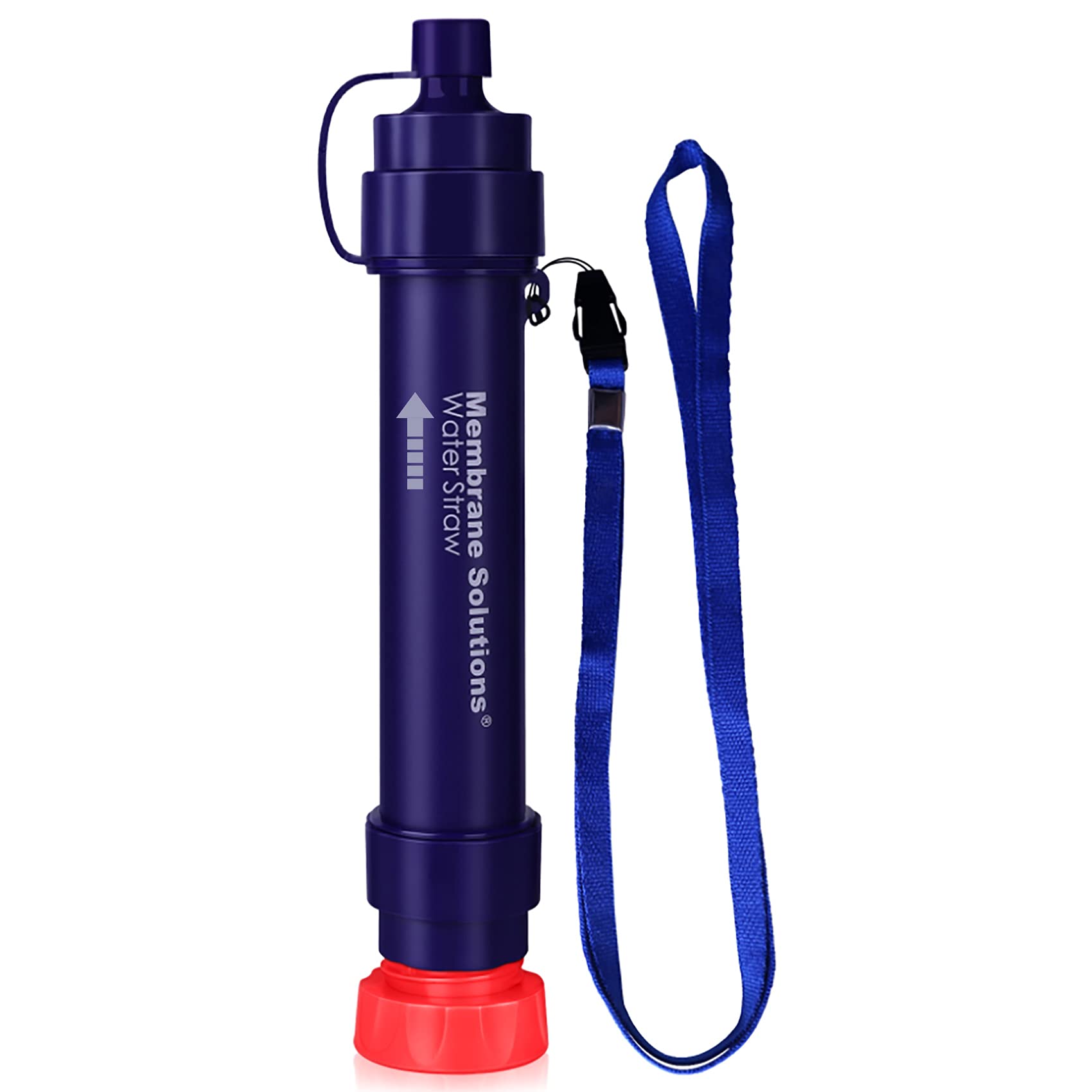 Ws02 Water Filter Straw, Detachable 4-Stage 0.1-Micron Portable Water Filter Camping, 5,000L Water Purifier Survival Gear And Eq