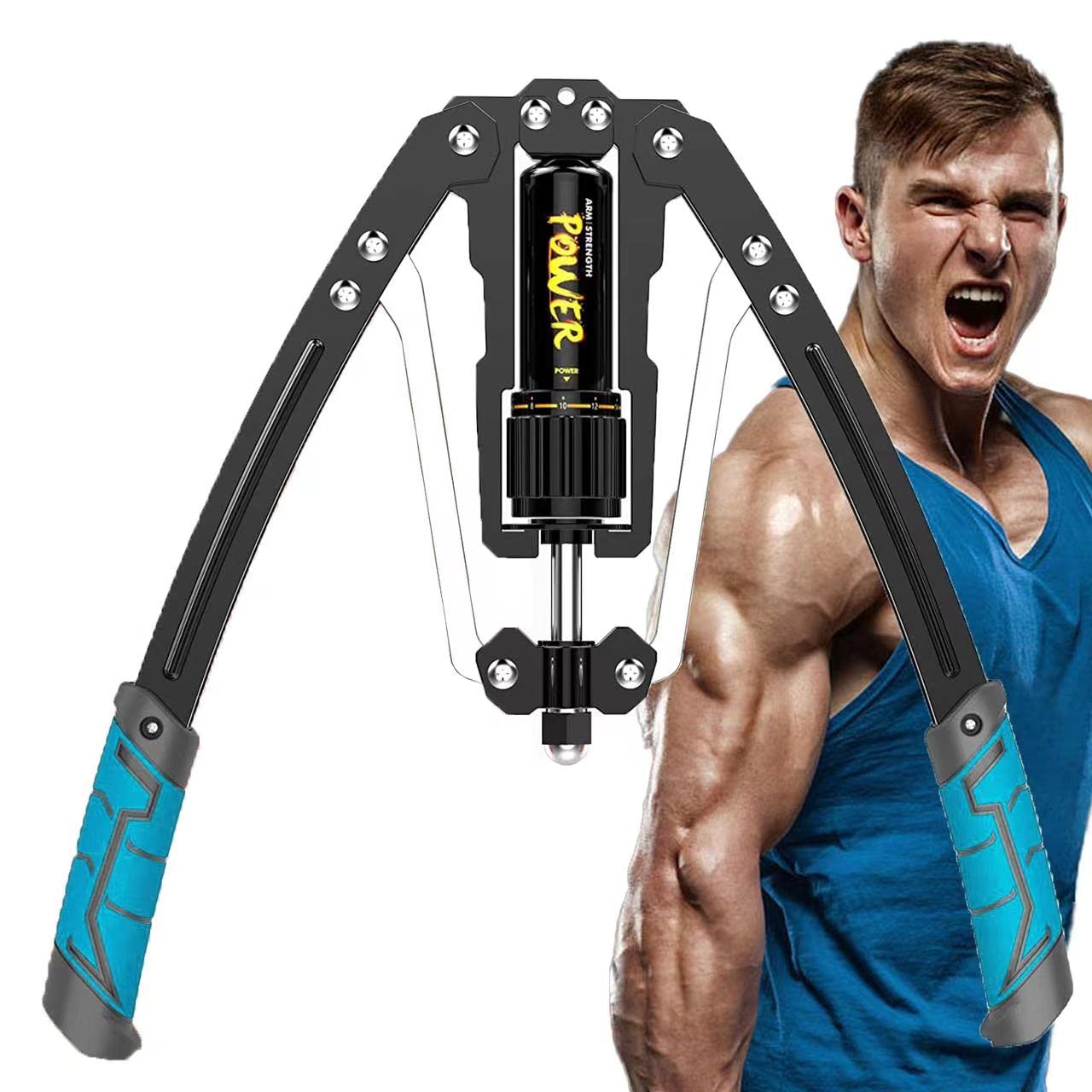 Twister Arm Exerciser - Adjustable 22-440lbs Hydraulic Power/ Arm Exercise Equipment/Upper Body Exercise /Chest Workout/Shoulder