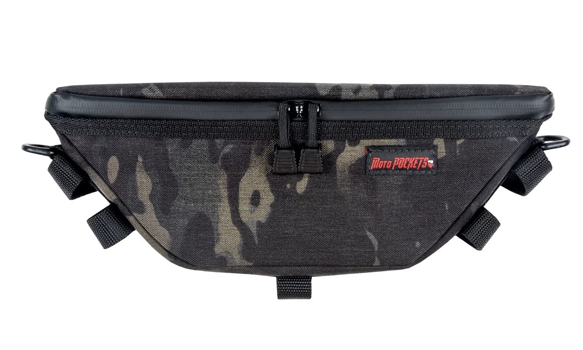 Moto Pockets Handlebar Bag Adventure 14.5 Black Camo