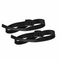 MERISHOPP 2 Pieces Rowing Machine Foot Strap Nylon Adjustable Rowing Foot Strap Fitness Part for Home Workout, Gym