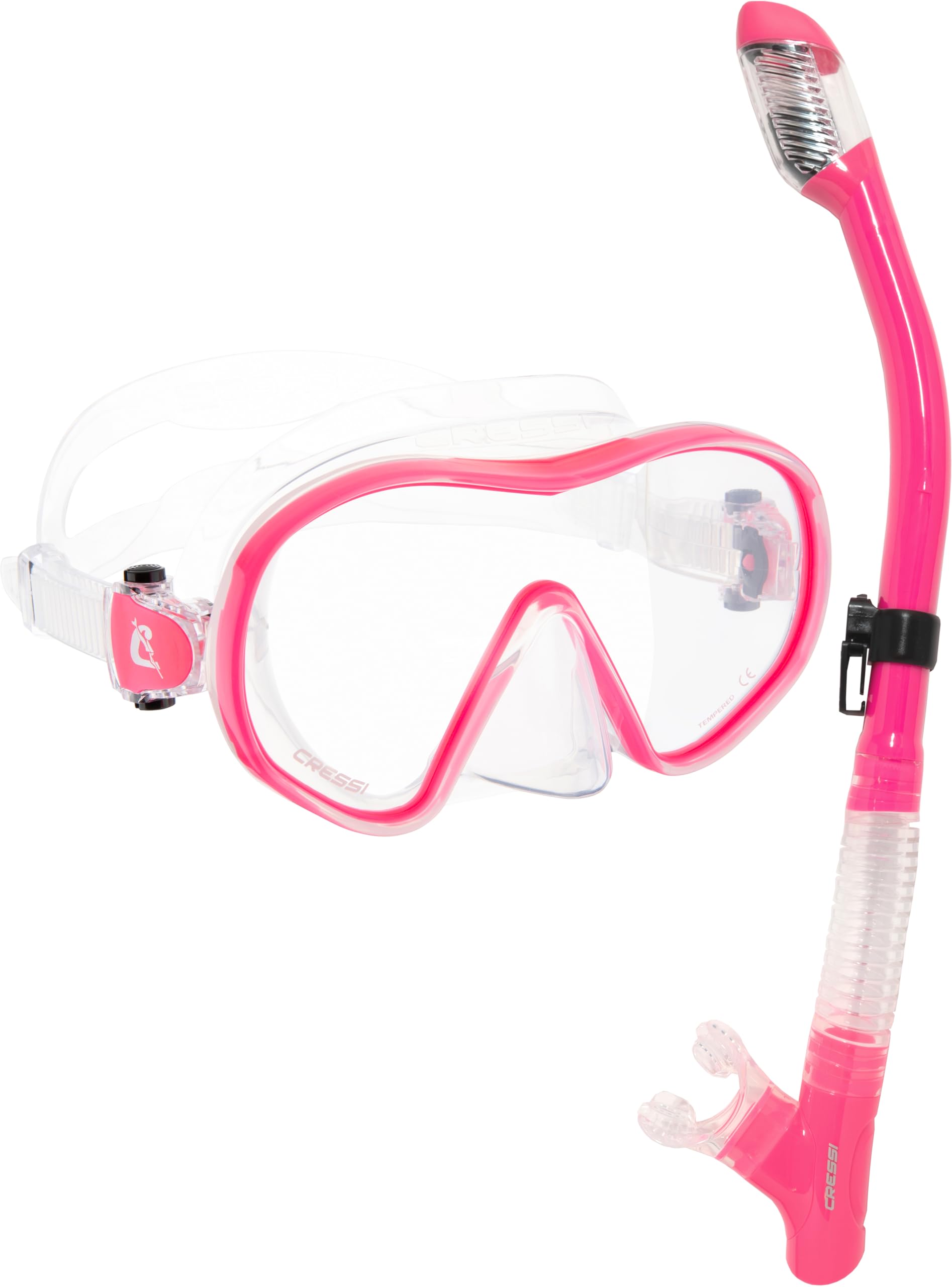 Cressi F-Dual & Tao Dry, Clear/Pink