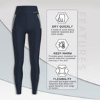Goldfin Wetsuit Pants Womens, 2Mm Neoprene Pants Keep Warm For Water Aerobics Diving Swimming Surfing Kayaking Boating (Navy, 3X