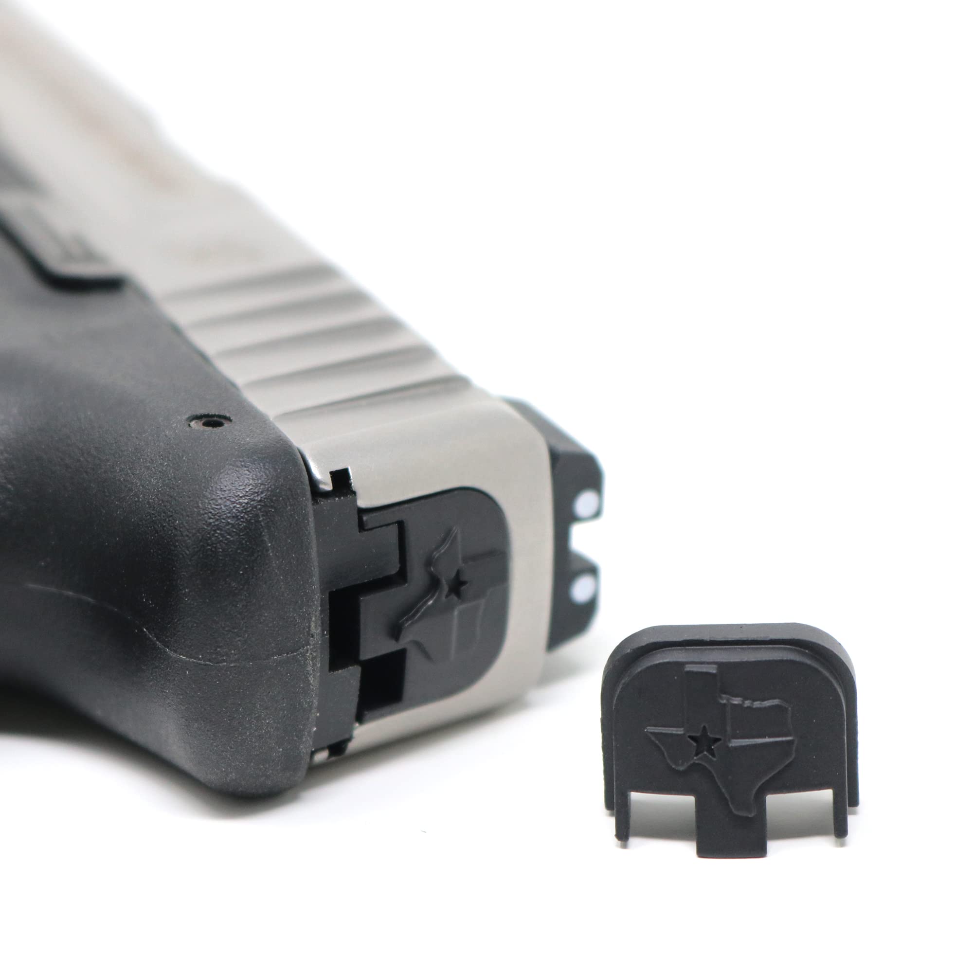 Makershot 3D Aluminum Slide Cover Plate, Compatible With S&W Sd9 Sd9Ve Sd40 Sd40Ve (Texas State)