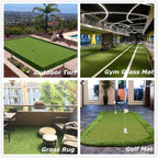 Golf Putting Green Turf (0.47'' Custom Size) Multi-Use Artificial Grass Carpet Indoor/Outdoor Rug, Golf Hitting Practice Mat In