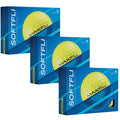 Maxfli SoftFli Golf Balls - 36-Pack Gloss Yellow | Soft Feel Low Compression Golf Balls for Distance & Control | Durable Ionomer
