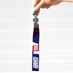 Rico Industries Nfl Football New York Giants Standard Wrist Lanyard Key Chain, Cute Wristlet Strap Keychain Holder For Women Men