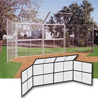 Chain Link Backstop-10' W/Hood-No Wings