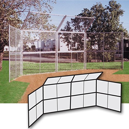 Chain Link Backstop-10' W/Hood-No Wings