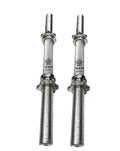 STS Heavy Dumbbell Rod Steel Iron 18 inch (28mm) Threaded with STAR COLLAR