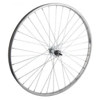 Wheel Master Rear Bicycle Wheel With Coaster Brake, 26 X 1 3/8 36H, Steel, Bolt On, Silver