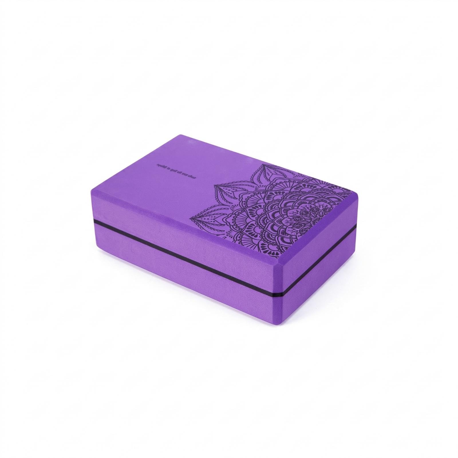 HEAVENGLOW Mandala Exercise Block Smooth Surface Foam Exercise Block Decorative Pattern Exercise Equipment for Stretching, Dance