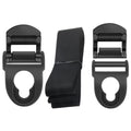 kzfuli Kayak Seat Repair Kit - Seat Clips, Hooks, and Nylon Webbing. Suitable for Lifetime Emotion Pack (2 Sets in Black)