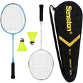 Senston Badminton Racket Set for Kids Children Badminton Racket Kit Including 2 Racket/2 Shuttlecocks/1 Bag
