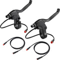 Zeekpowa Ebike Brake Levers 2 Pin Connector 2 Wires Left & Right Electronic Brake Lever for Electric Bicycle E-Bike Scooter (1 P