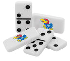 Masterpieces Game Day - Ncaa Kansas Jayhawks - 28 Piece Team Logo Double Six Domino Set