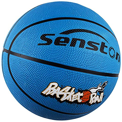 Senston 27.5'' Kids Junior Basketball Balls Youth Size 5 Basketballs 27 Inch Boys Game Ball Blue