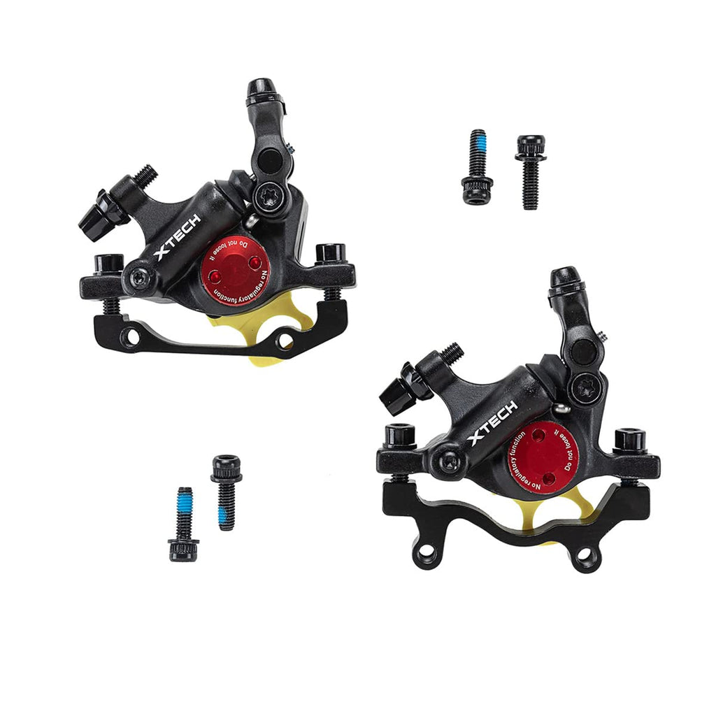 Bucklos Zoom Hb-100 Mtb Line Pulling Hydraulic Disc Brake Calipers Front + Rear, Aluminum Alloy Mountain Bike Hydraulic Disc Bra