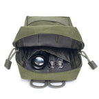 Tacticool 2 Pack Molle Pouches - Tactical Compact Water-Resistant Edc Pouch (2 Pack-Army Green)