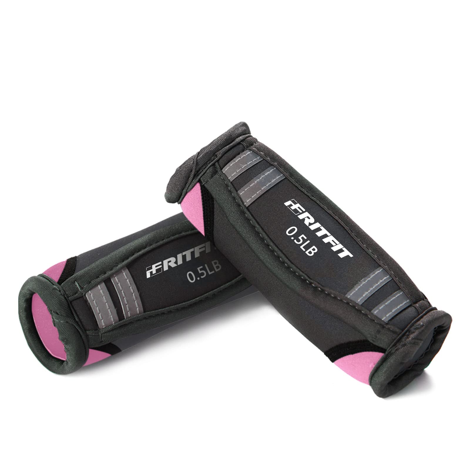 Ritfit Walking Hand Weights(Pink - 1Lb(0.5Lb Each))