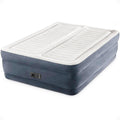 Intex King Air Mattress, Dura-Beam Deluxe 22'' Dual Zone Inflatable Bed With Built-In Pump