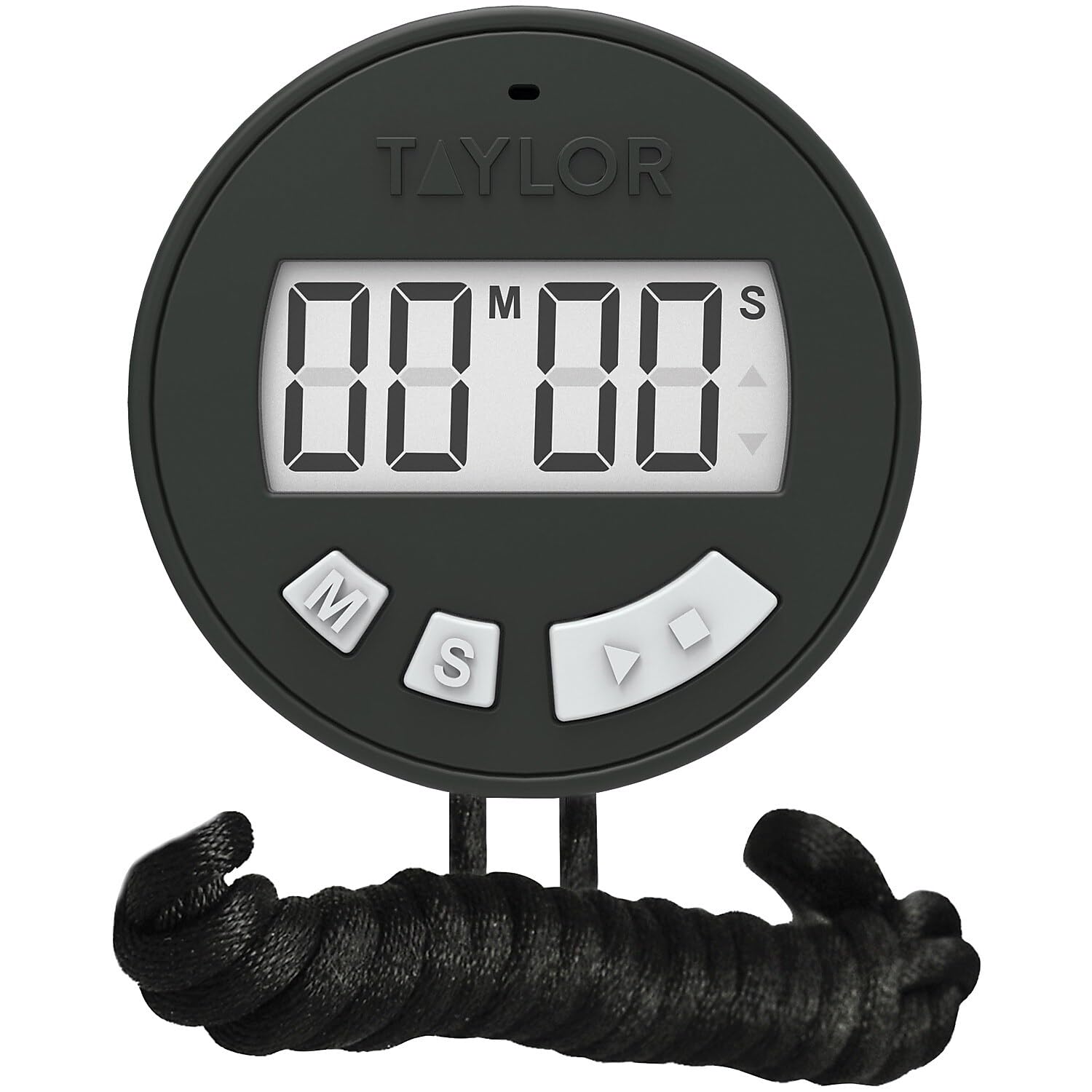 Taylor Chefs Stopwatch Timer, Standard, Black