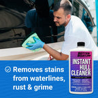 Fiberglass Boat Hull Cleaner For Boats & Aluminum Boat Cleaner Cleaning Supplies Marine Metal Stain Remover And Restorer Boat So
