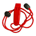 Ecomistiq Rope Whistle With Lanyards Soft Keychain For Outdoor Fishing Coaches Red| Safety Whistles| Emergency Gear | & Hiking S