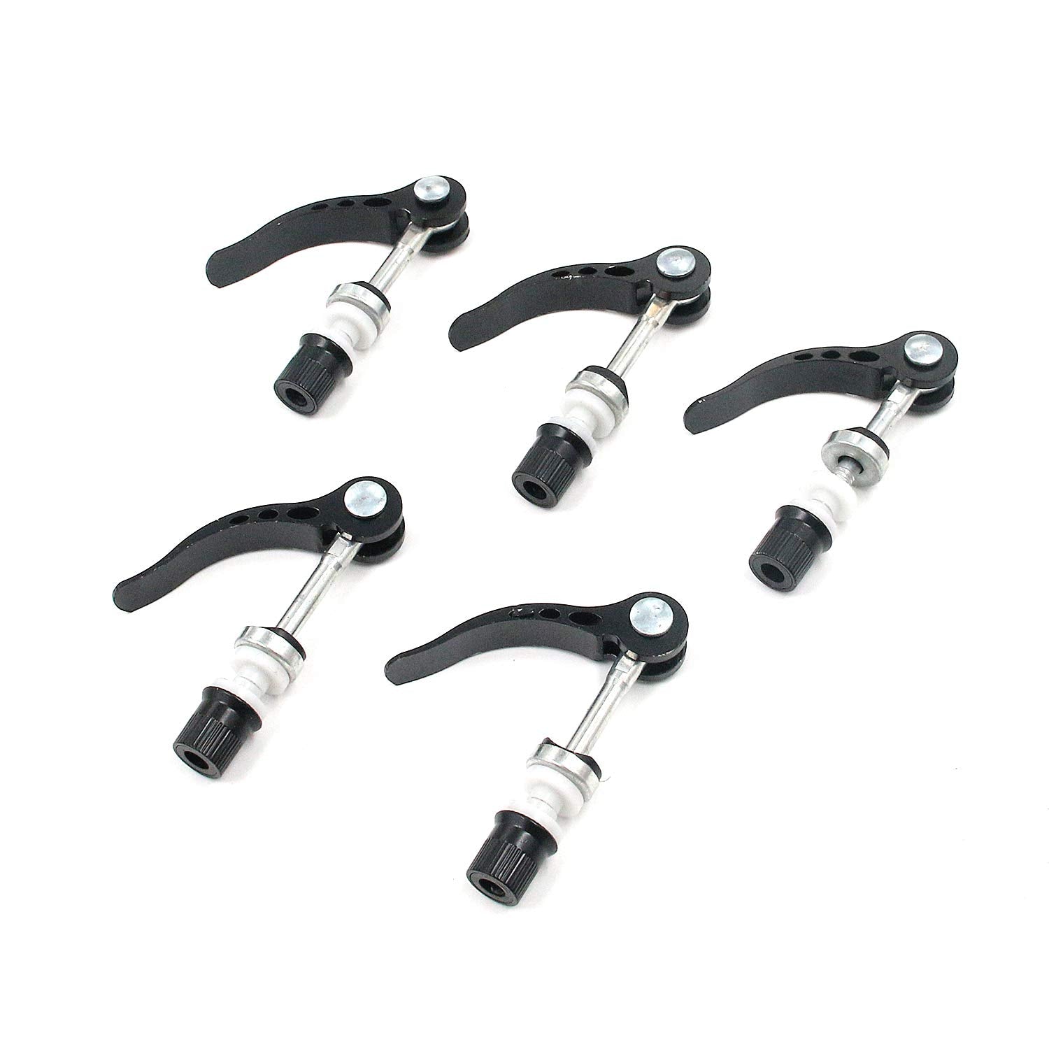 T Tulead Bike Seat Clamp Bike Seat Quick Release Clamp Lever Bicycle Seat Clamp Rod Bolt Pack of 5