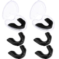 Bbto 6 Pieces Sports Mouth Guard For Kids, Athletic Mouthguard For Boxing Football Hockey Karate Basketball(Black, Classic Style