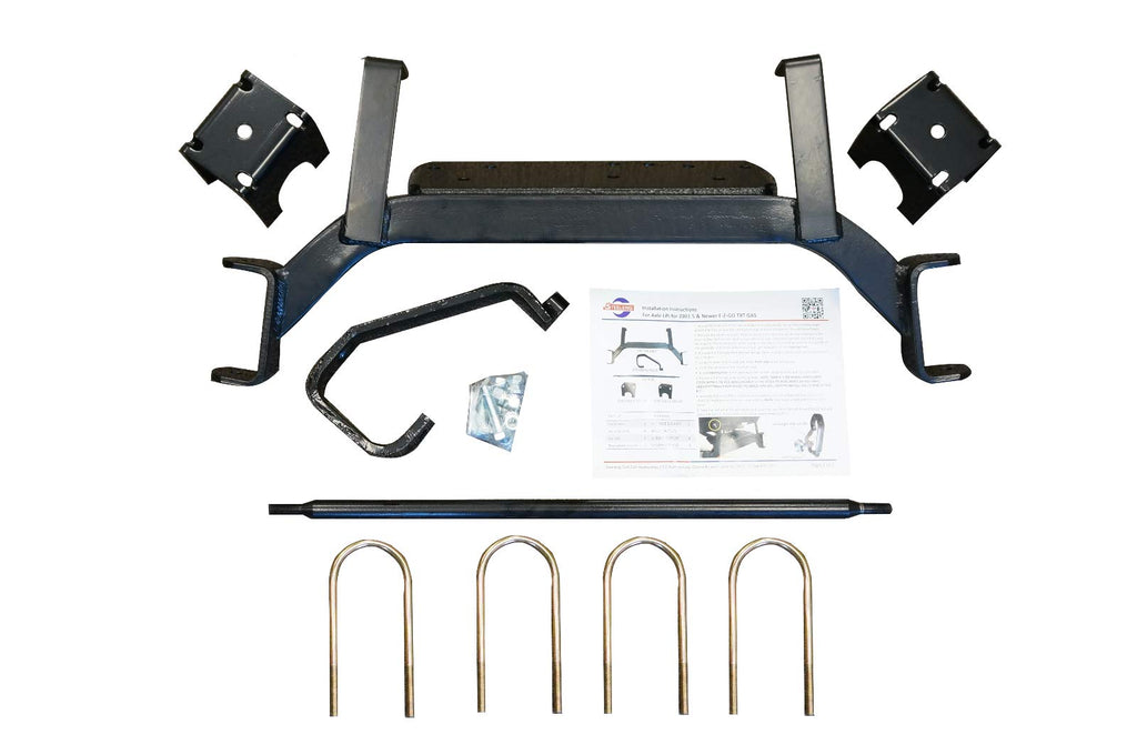 Performance Plus Carts Steeleng 6'' Drop Axle Golf Cart Lift Kit For Ezgo Txt Gas 2001.5-2009