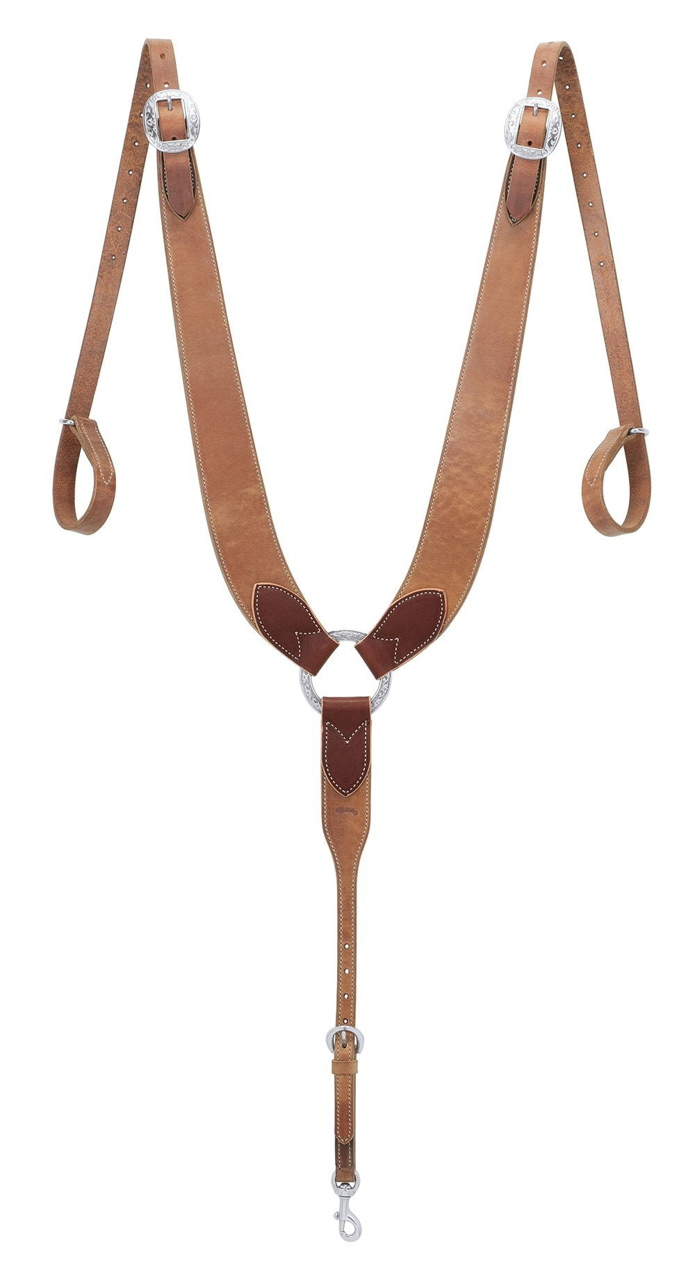 Weaver Leather Pulling Breast Collar, Russet, Horse