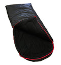 Ledge Sports Big Horn -20 F Degree Xl Oversize Fleece Lined Sleeping Bag (90 X 40, Black)