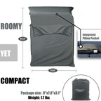 Frelaxy Sleeping Bag Liner, Xl Travel Sheet & Camping Sheet For Backpacking, Hotel, Hostels & Traveling, Comfy & Easy Care, Doub