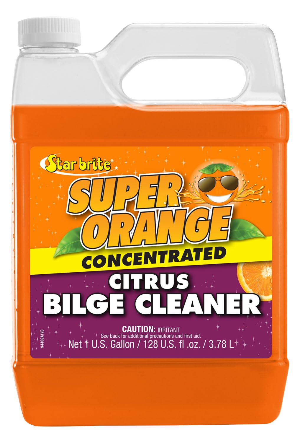 Star Brite Super Orange Citrus Bilge Cleaner -Simple & Easy To Use - Pour In, Run Boat, Pump Out - Emulsifies Oil, Fuel & Leaves