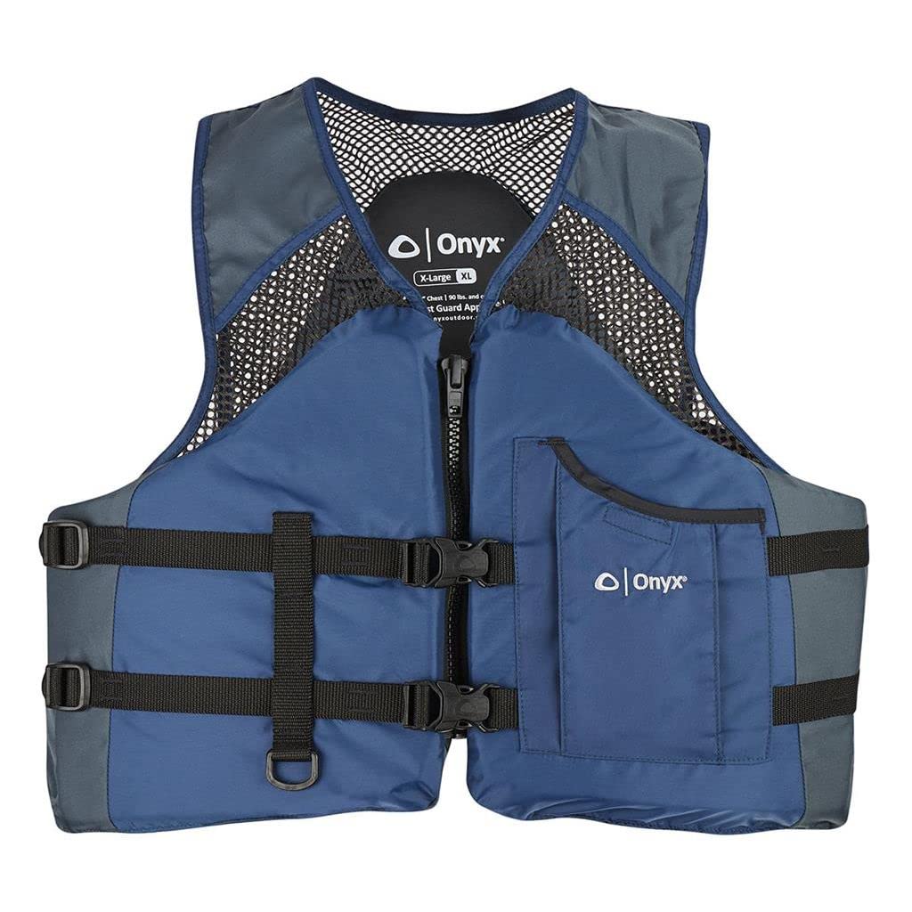 Onyx Mesh Classic Sport Life Jacket, X-Large, Navy