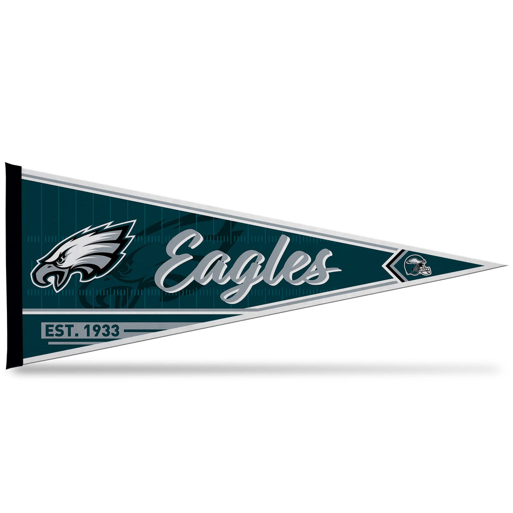 Rico Industries Nfl Football Philadelphia Eagles Classic 12'' X 30'' Felt Wall D  Cor Pennant - Great For Home/Bed Room/Man Cave