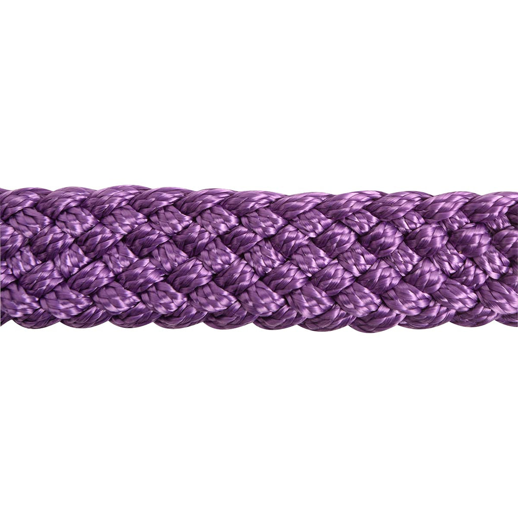 Cashel Flat Braid Halter And Leadrope, Purple