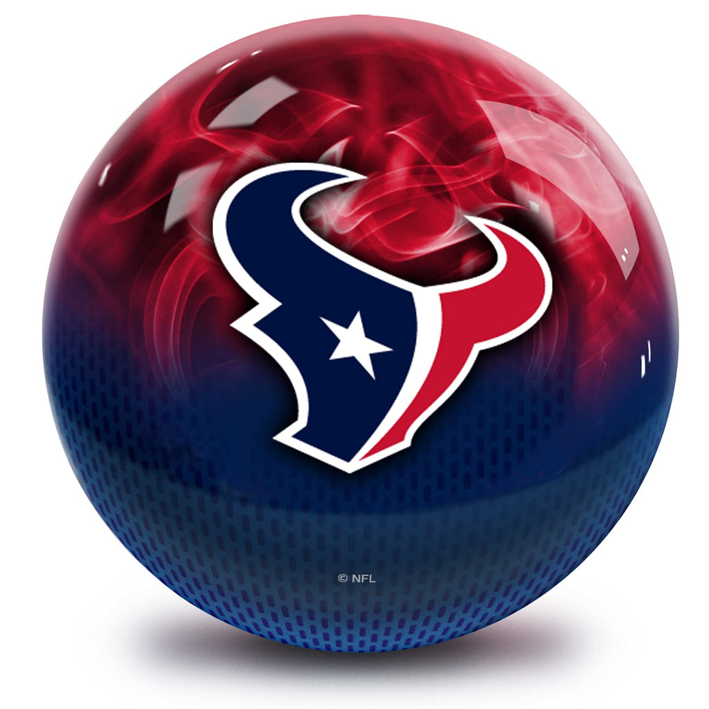 Strikeforce Bowling Nfl Houston Texans On Fire Undrilled Bowling Ball