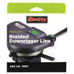 Scotty #2700K Power Braid Downrigger Line (200-Pound Test) 200-Foot Spool W/ Kit , Black