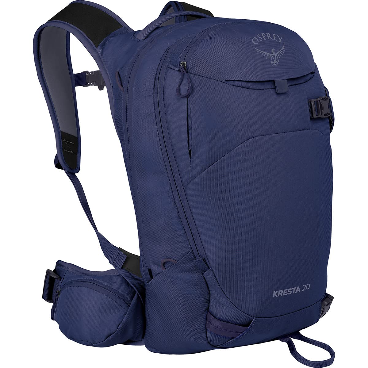 Osprey Kresta 20L Womens Ski Backpack, Winter Night Blue