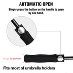 Aceiken Golf Umbrella Windproof Large 62 Inch, Double Canopy Vented, Automatic Open, Extra Large Oversized,Sun Protection Ultra