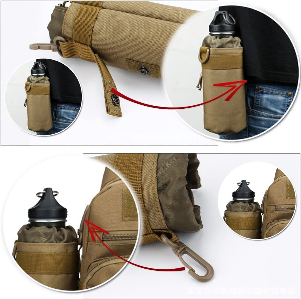 Tegool Water Bottle Sleeve Bag Bottle Holder Tactical Water Bottle Pouch (Dcu)