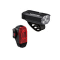 Lezyne Fusion Drive 500 Plus + Ktv Drive Pro Plus Light Pair Satin Black/Black, One Size