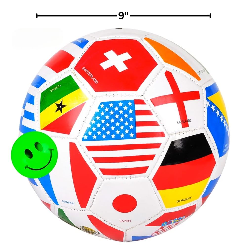 Full Sized World International Soccer Ball, Mixed